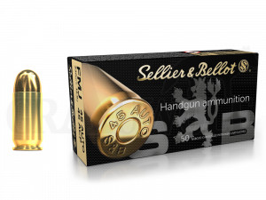 .45 ACP 230 gr / 14,9 g Sellier & Bellot Vollmantel Patronen 50 Stück