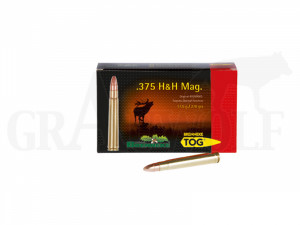 .375 H&H 270 gr / 17,5 g Brenneke TOG Patronen 20 Stück 