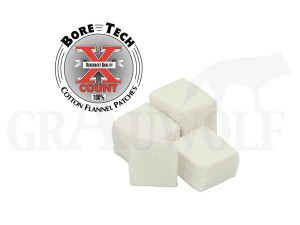 Bore Tech X-Count Patch 1 1/8" quadratisch .22 CF 250 Stück