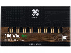.308 Winchester 165 gr / 10,7 g RWS HIT Patronen 20 Stück