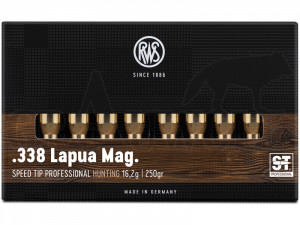 .338 Lapua Magnum 250 gr / 16,2 g RWS Speed Tip Pro Patronen 20 Stück