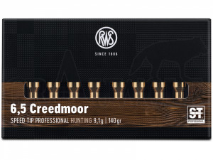 6,5 Creedmoor 140 gr / 9,1 g RWS Speed Tip Professional Patronen 20 Stück