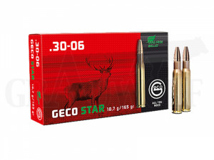 .30-06 Springfield 165 gr / 10,7 g Geco Star Bleifrei Patronen 20 Stück