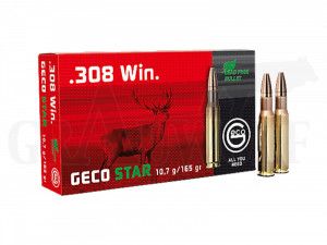 .308 Winchester 165 gr / 10,7 g Geco Star Patronen 20 Stück