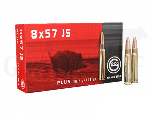 8x57 IS 196 gr / 12,7 g Geco Plus Patronen 20 Stück