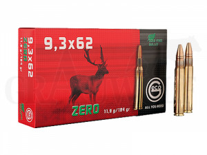 9,3x62 Mauser 184 gr / 11,9 g Geco Zero Bleifrei Patronen 20 Stück