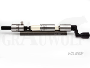 Wilson Hülsentrimmer .50 BMG mit Hülsenhalter Mikrometereinstellung Wilson Hülsentrimmer .50 BMG mit Hülsenhalter Mikrometereinstellung