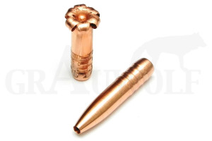 .264 / 6,5 mm 130 gr / 8,4 g DK Bullets GTE CU HV BT Kupferhohlspitz Geschosse 25 Stück