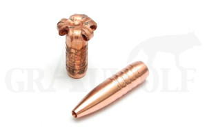 .308 / 7,62 mm 165 gr / 10,7 g DK Bullets GTE CU HV BT Kupferhohlspitz Geschosse 25 Stück