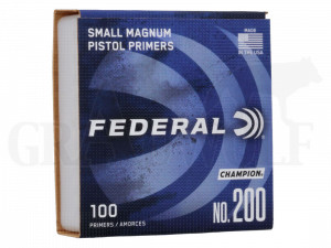 Federal 200 Small Pistol Magnum Zündhütchen 1000 Stück