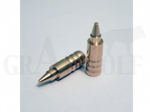 .308 / 7,62 mm 130 gr / 8,4 g Wi-La-Tech DSG Doppel-Scharfrand-Geschosse bleifrei 50 Stück