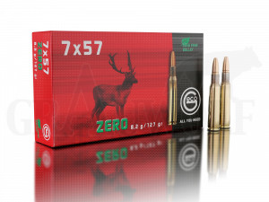 7x57 127 gr / 8,2 g Geco Zero Bleifrei Patronen 20 Stück