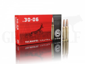 .30-06 Springfield 170 gr / 11.0 g Geco Teilmantel Patronen 20 Stück