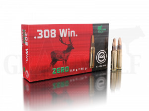 .308 Winchester 136 gr / 8,8 g Geco Zero Bleifrei Patronen 20 Stück