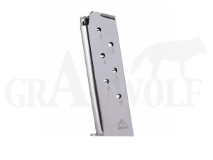 MEC-GAR Pistolenmagazin 1911 Colt .45 ACP 7-Schuss vernickelt MEC-GAR Pistolenmagazin 1911 Colt .45 ACP 7-Schuss vernickelt