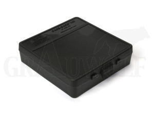 MTM Klappdeckelbox P-100-45 schwarz für 100 Patronen .45 ACP / 10 mm