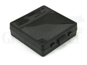 MTM Klappdeckelbox P-100-9 schwarz für 100 Patronen: 9 mm Para