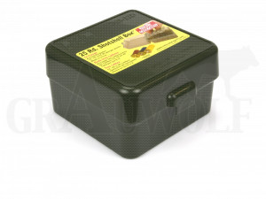 MTM Klappdeckelbox S25D grün für 25 Schrotpatronen: bis 3" / 12 16 20 ga