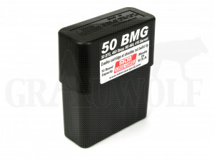 MTM Stülpdeckel Patronenbox Case-Gard BMG10 schwarz für 10 Patronen: z.B. .50 BMG