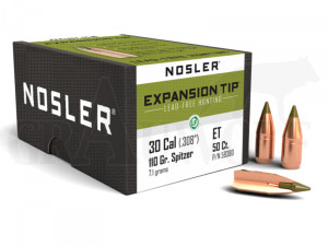 .308 / 7,62 mm 110 gr / 7,1 g Nosler E-Tip Bleifrei Geschosse 50 Stück