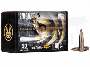 .277 / 7 mm 140 gr / 9,1 g Federal Trophy Bonded Tip Geschosse 50 Stück