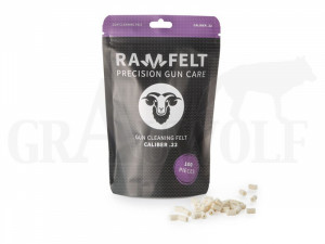 Ramfelt Waffenreinigungsfilz Kal. .22 - 100er Pack