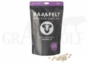 Ramfelt Waffenreinigungsfilz Kal. .22 - 500er Pack