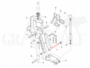 RCBS (709197) Toggle Block Pin Welle Umsetzhebel