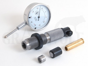 Redding Messmatrize mit Uhr (Instant Indicator) 6 mm Remnington Benchrest für Verschlussabstand und Gesamtlänge