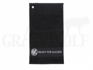 RWS Handtuch YOUR PARTNER FOR GOLD 30 x 50 cm schwarz