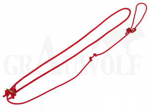 Dreifachleine Umhängeleine lautlos rot