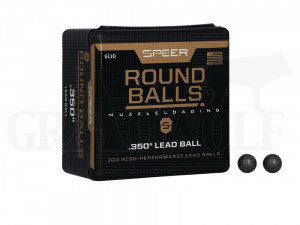 .350 / 8,9 mm 64 gr / 4,1 g Speer Blei Rundkugel für Vorderlader 100 Stück