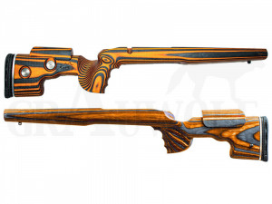 GRS Riflestocks AS Schaft Sporter orange schwarz Steel Action HM