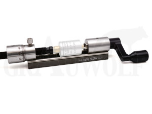 Wilson Hülsentrimmer Edelstahl mit Mikrometereinstellung und TiN Fräskopf