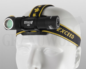 Armytek Wizard Magnet USB Winkelkopflampe mit Magnetladekabel 1250 Lumen