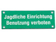 Dr. Gmünder Schildchen Reviereinrichtung 80 x 30 mm