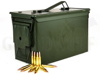 .308 Winchester 145 gr / 9,45 g Prvi Partizan Vollmantel Patronen 500 Stück in M2A1 Kiste