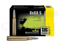 8x68S 150 gr / 9,7 g Brenneke TUG Nature+ Patronen 20 Stück