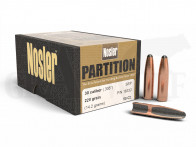 .308 / 7,62 mm 220 gr / 14,3 g Nosler Partition Geschosse 50 Stück