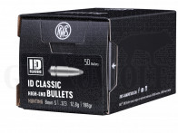 .323 / 8 mm 198 gr / 12,8 g RWS ID Classic Geschosse 50 Stück