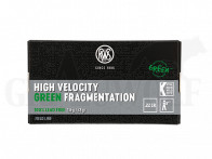 .22 lfB RWS High Velocity Green Fragmentation Randfeuerpatronen 50 Stück
