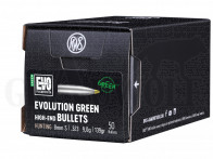 .323 / 8 mm 139 gr / 9,0 g RWS Evolution Green Geschosse 50 Stück