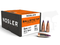 .243 / 6 mm 55 gr / 3,6 g Nosler Ballistic Tip Varmint Geschosse 100 Stück