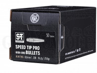 .338 / 8,5 mm 250 gr / 16,2 g RWS Speed Tip Pro Geschosse 50 Stück