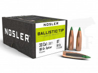 .308 / 7,62 mm 180 gr / 11,7 g Nosler Ballistic Tip Geschosse 50 Stück