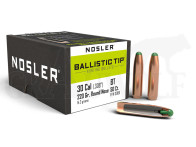 .308 / 7,62 mm 220 gr / 14,3 g Nosler Ballistic Tip RN Rundkopf Geschosse 50 Stück