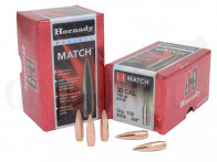 .308 / 7,62 mm 155 gr / 10,0 g Hornady BTHP Match Geschosse 100 Stück