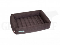 Docter Bark Hundebett 95 Grad waschbar bissfest 30 x 25 cm braun 