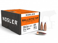 .204 / 5,2 mm 32 gr / 2,1 g Nosler Ballistic Tip Varmint Geschosse 100 Stück