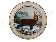 Ehrenscheibe Gams im Wechselrahmen 50 cm